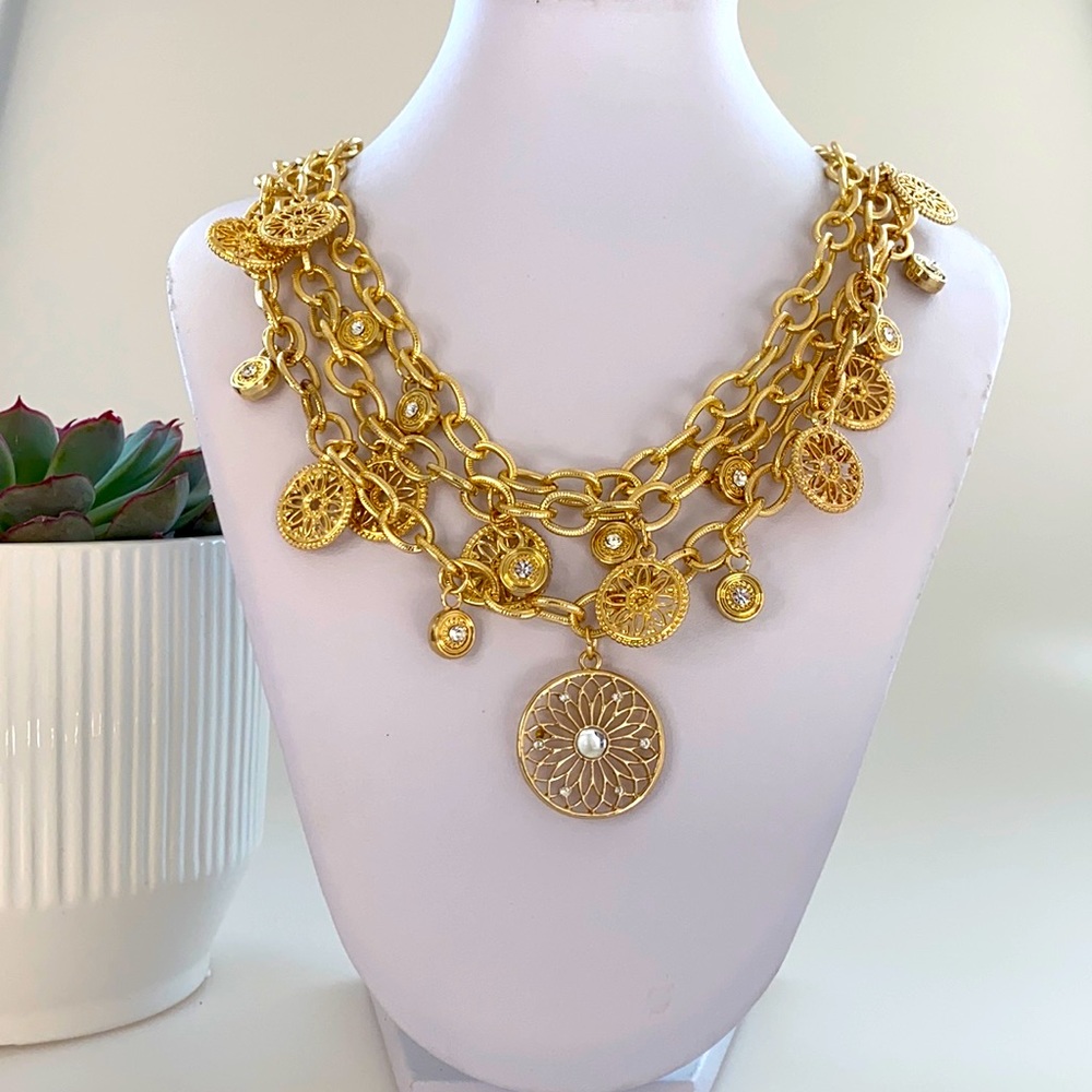 Olivia Welles Gold Tone Layered Necklace